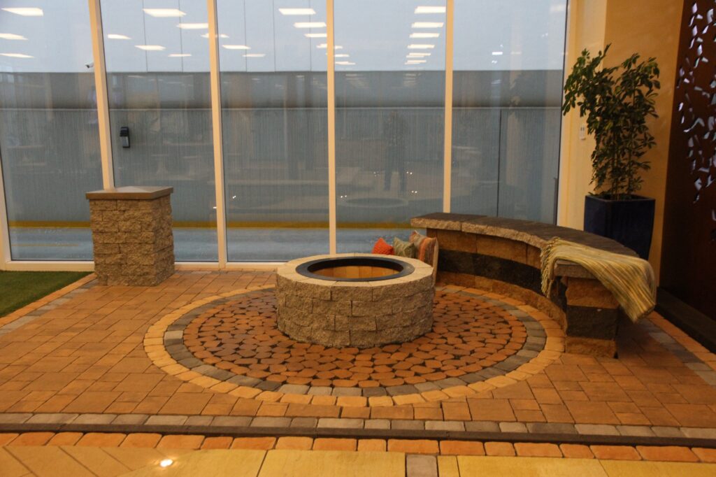 stone firepit