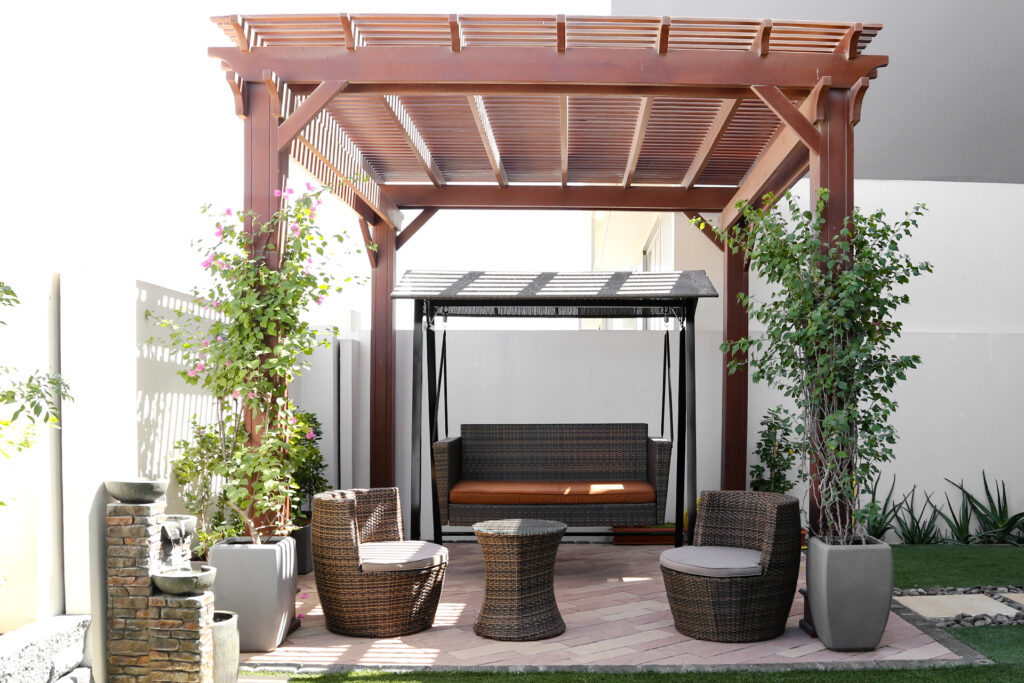 outdoor sitting area