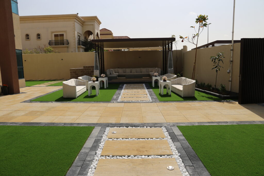 outdoor sitting area