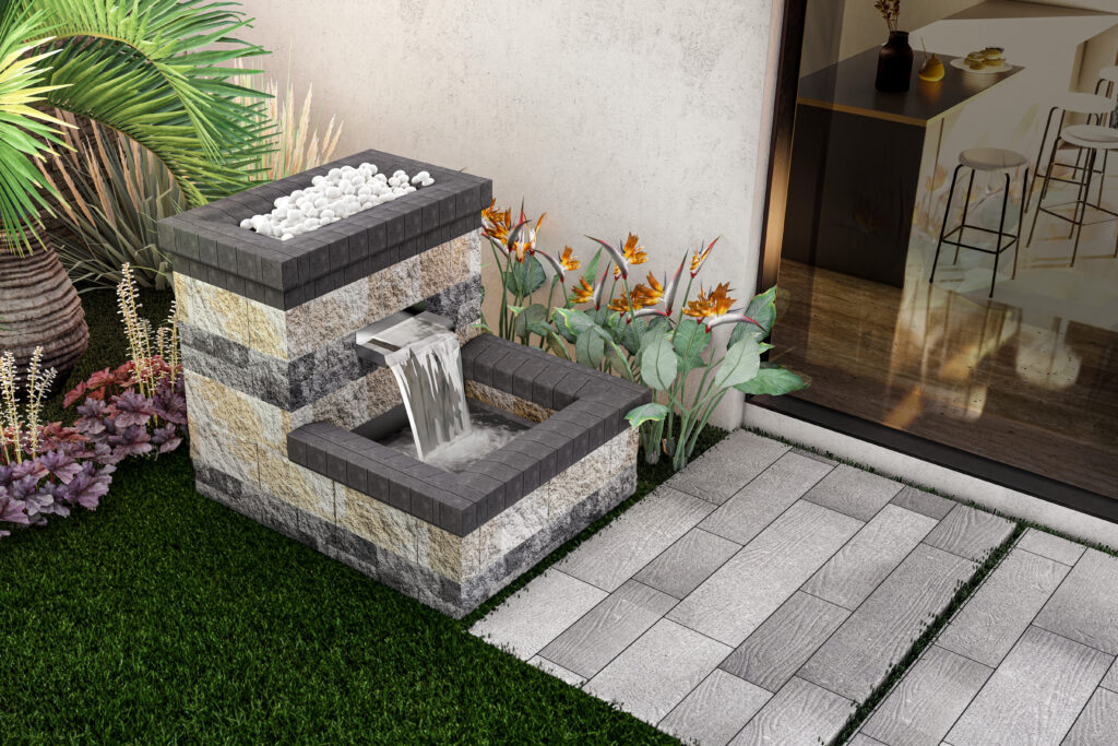 garden water feature