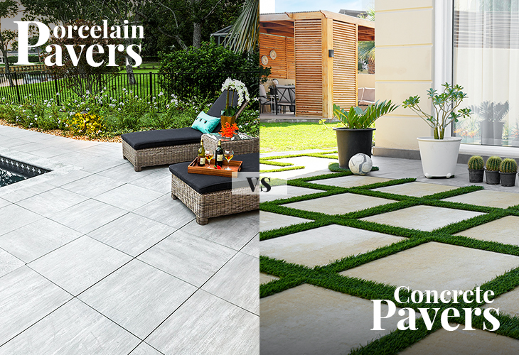 Porcelain Pavers vs Concrete: Which Is Ideal for Your Project?